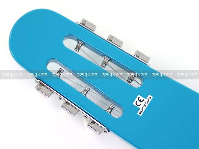 6-String Lap Steel Guitar with Gloss Bright Turquoise Finish (HY-2530)
