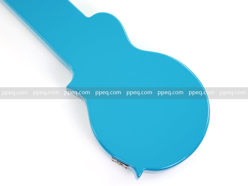 6-String Lap Steel Guitar with Gloss Bright Turquoise Finish (HY-2530)