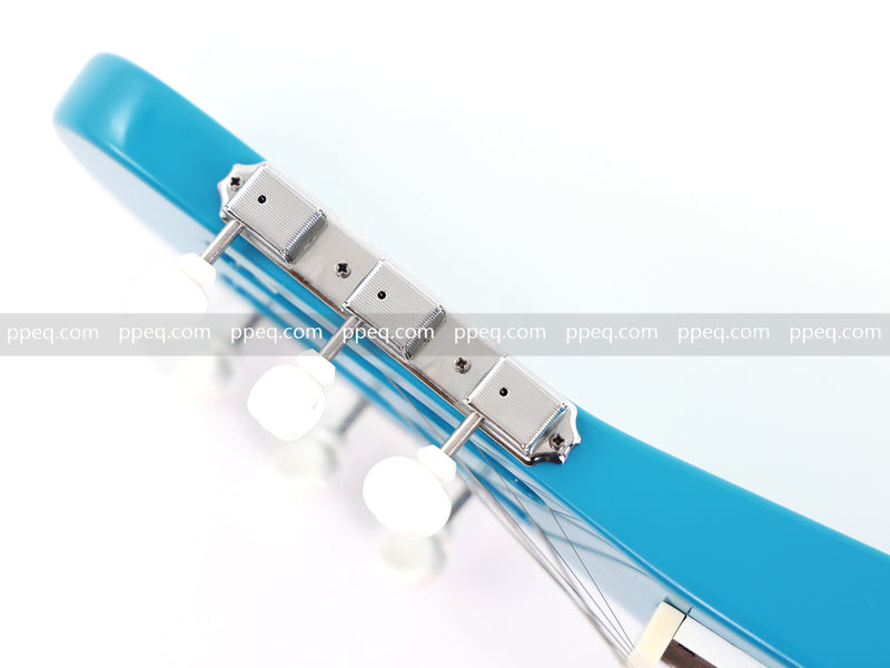 6-String Lap Steel Guitar with Gloss Bright Turquoise Finish (HY-2530)