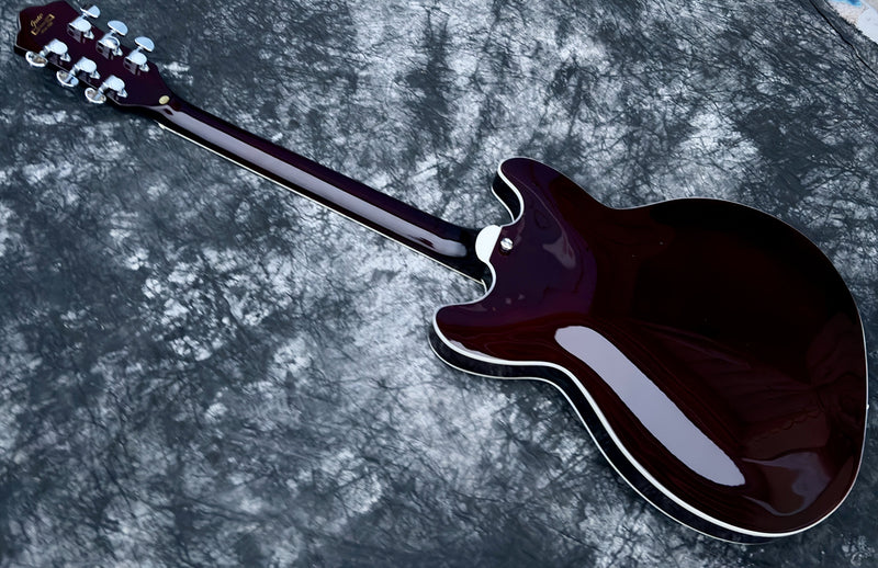 6-String Left-Handed ES-Style Semi-Hollow Body Electric Guitar (YMZ-159-S)