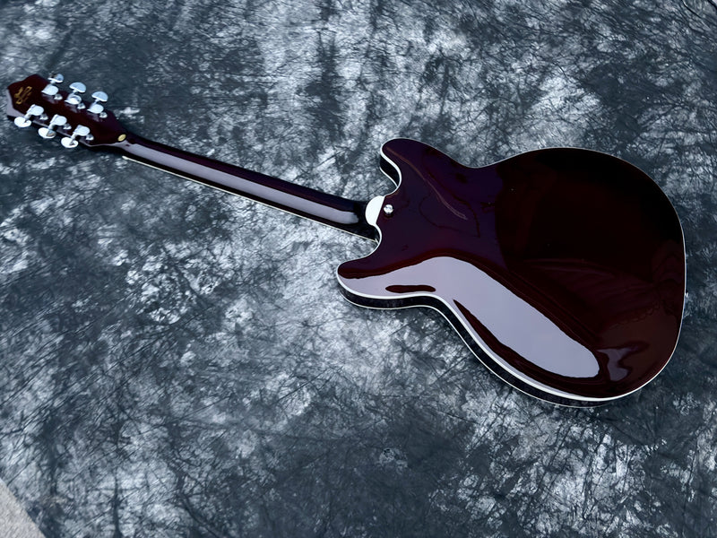 6-String Left-Handed ES-Style Semi-Hollow Body Electric Guitar (YMZ-159-S)