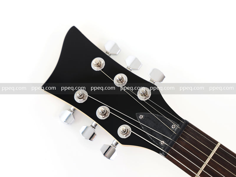 6-String Pastel Blue Gloss Finish Electric Guitar (HY-2501)