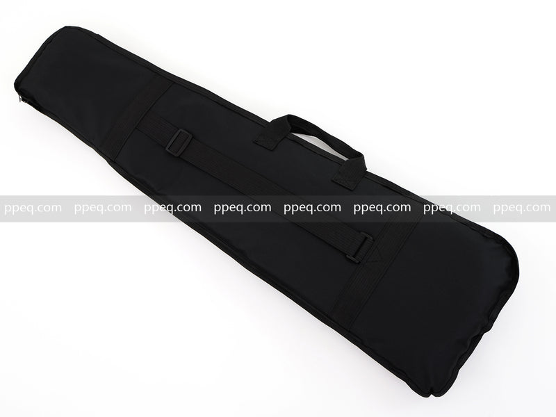 6-String Portable Short-Scale Electric Guitar with Black Glossy Finish (YMZ-265)