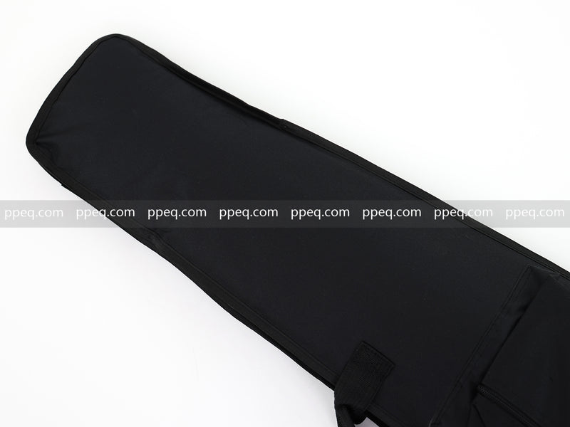 6-String Portable Short-Scale Electric Guitar with Red Glossy Finish (YMZ-264)