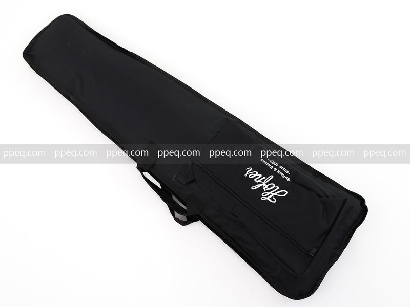 6-String Portable Short-Scale Electric Guitar with Red Glossy Finish (YMZ-264)