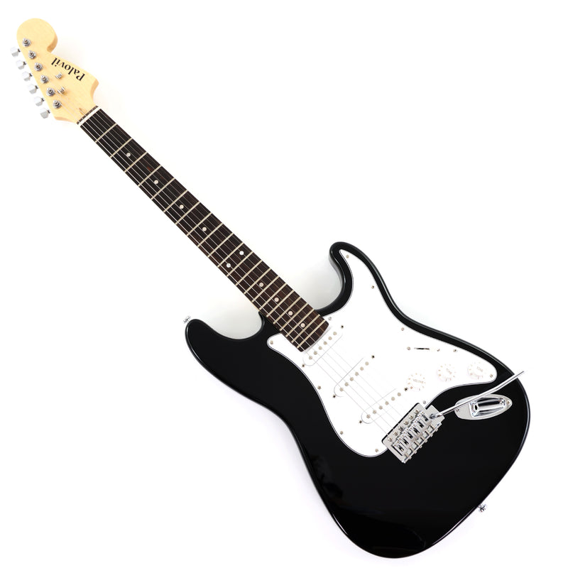 6-String ST-Style Electric Guitar with Gloss Black Finish (HY-2561)