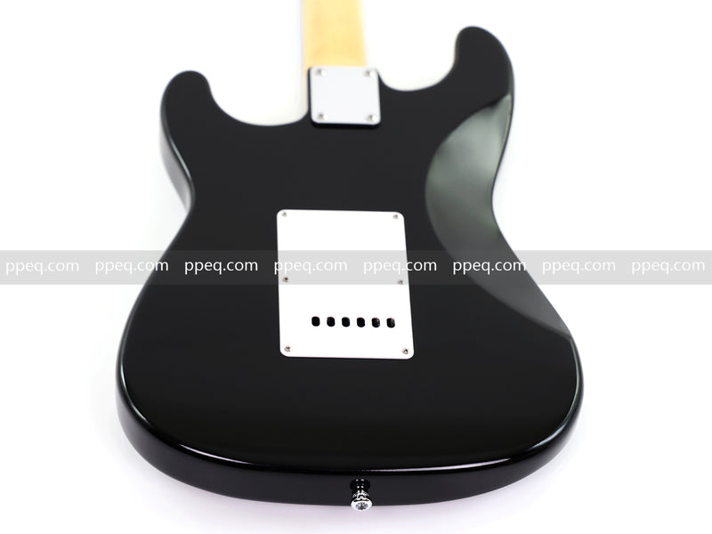 6-String ST-Style Electric Guitar with Gloss Black Finish (HY-2561)