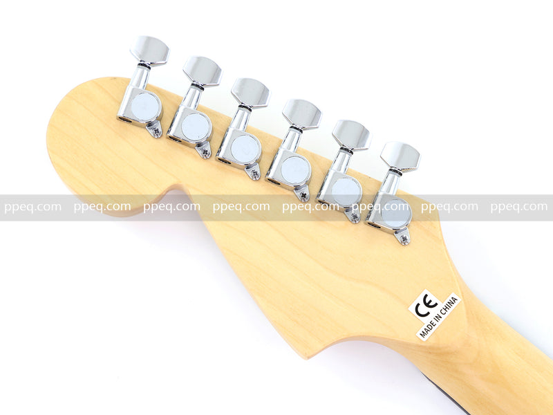 6-String ST-Style Electric Guitar with Gloss Black Finish (HY-2561)