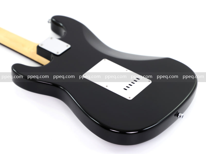 6-String ST-Style Electric Guitar with Gloss Black Finish (HY-2561)