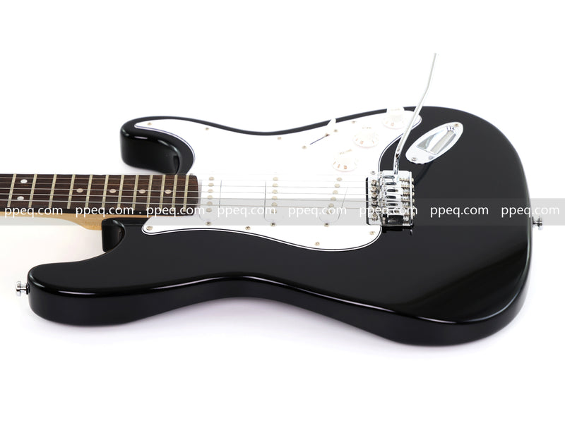 6-String ST-Style Electric Guitar with Gloss Black Finish (HY-2561)