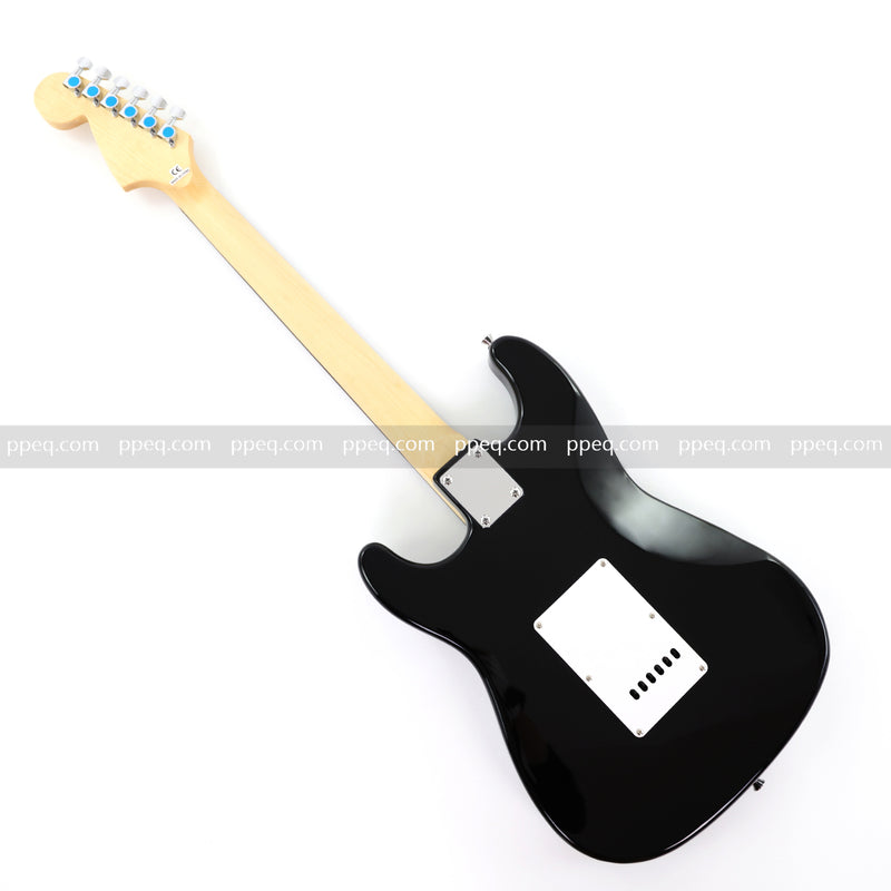 Pre-Sale 6-String ST-Style Electric Guitar with Gloss Black Finish (PHY-168F, Pre-Sale, Free & Fast Shipping, Tariff-free)