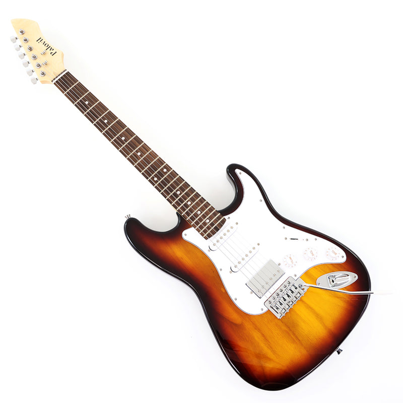 Pre-Sale 6-String ST-Style Electric Guitar with Gloss Sunburst Finish (PHY-163F, Pre-Sale, Free & Fast Shipping, Tariff-free)