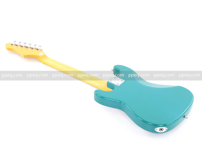 6-String ST-Style Electric Guitar with Gloss Turquoise Finish (HY-2557)