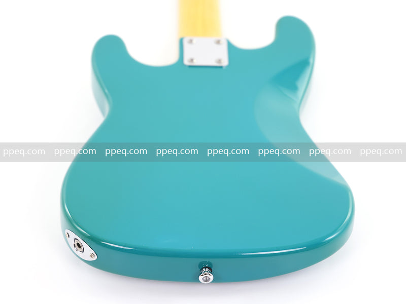 6-String ST-Style Electric Guitar with Gloss Turquoise Finish (HY-2557)