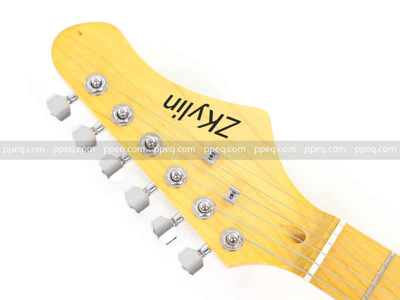 6-String ST-Style Electric Guitar with Gloss Turquoise Finish (HY-2557)