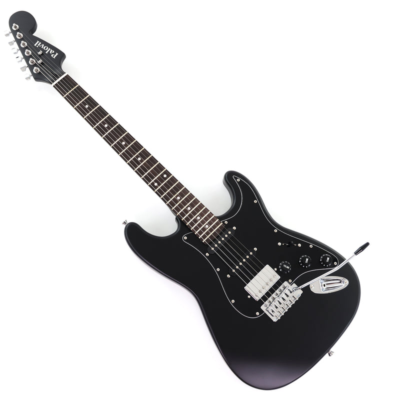 Pre-Sale 6-String ST-Style Electric Guitar with Matte Black Finish (PHY-172F, Pre-Sale, Free & Fast Shipping, Tariff-free)