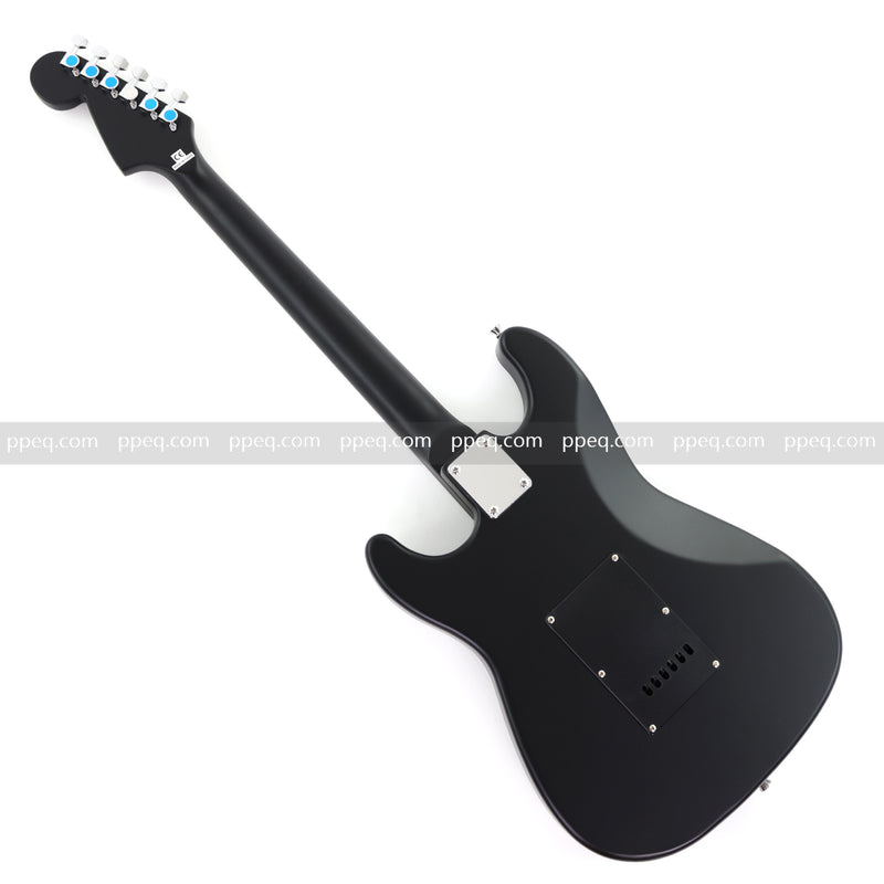Pre-Sale 6-String ST-Style Electric Guitar with Matte Black Finish (PHY-172F, Pre-Sale, Free & Fast Shipping, Tariff-free)