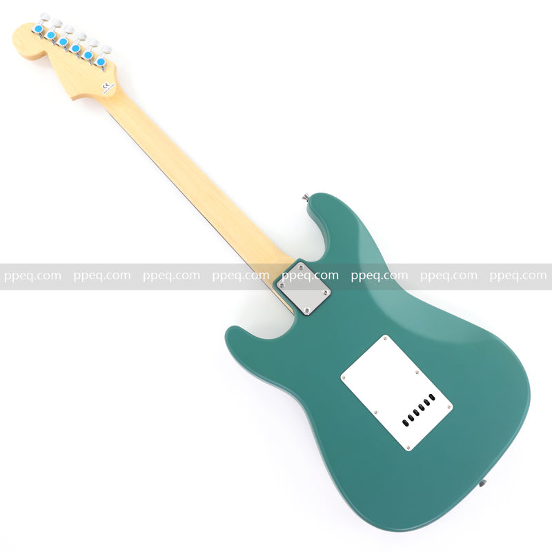 Pre-Sale 6-String ST-Style Electric Guitar with Matte Teal Finish (PHY-170F, Pre-Sale, Free & Fast Shipping, Tariff-free)