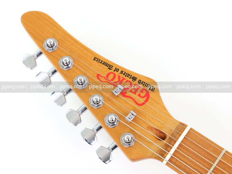 6-String ST-Style PC Body Electric Guitar with Gloss Hydrographic Graphic Finish (XST-304)