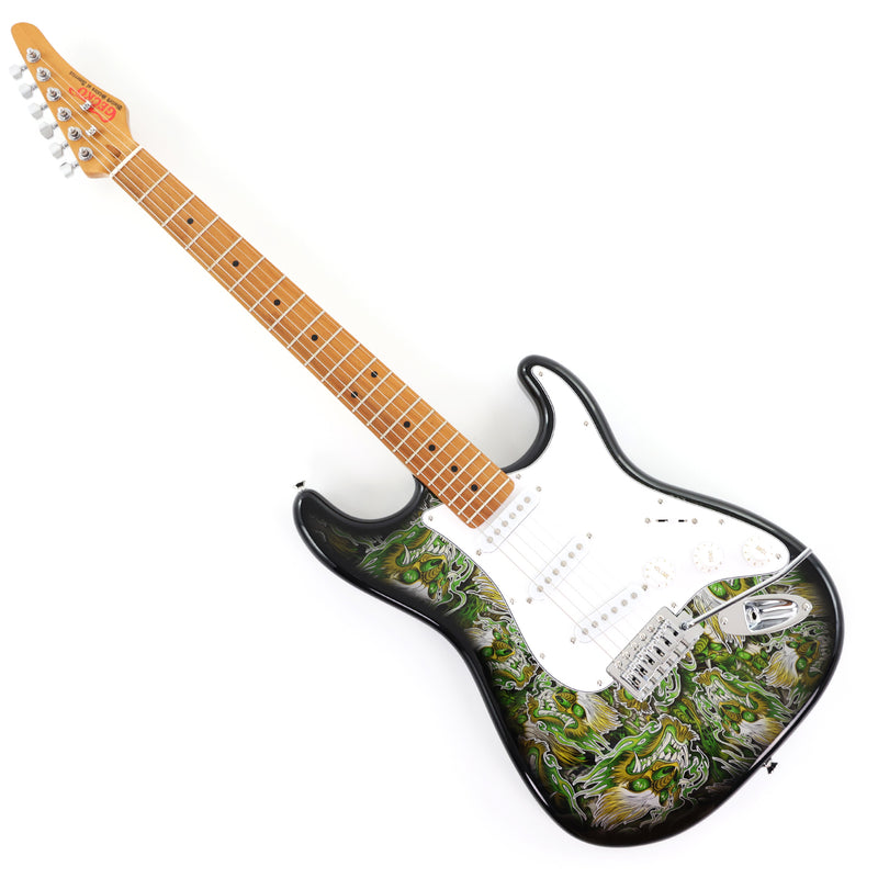 6-String ST-Style PC Body Electric Guitar with Gloss Mesmerizing Green Finish (XST-301)