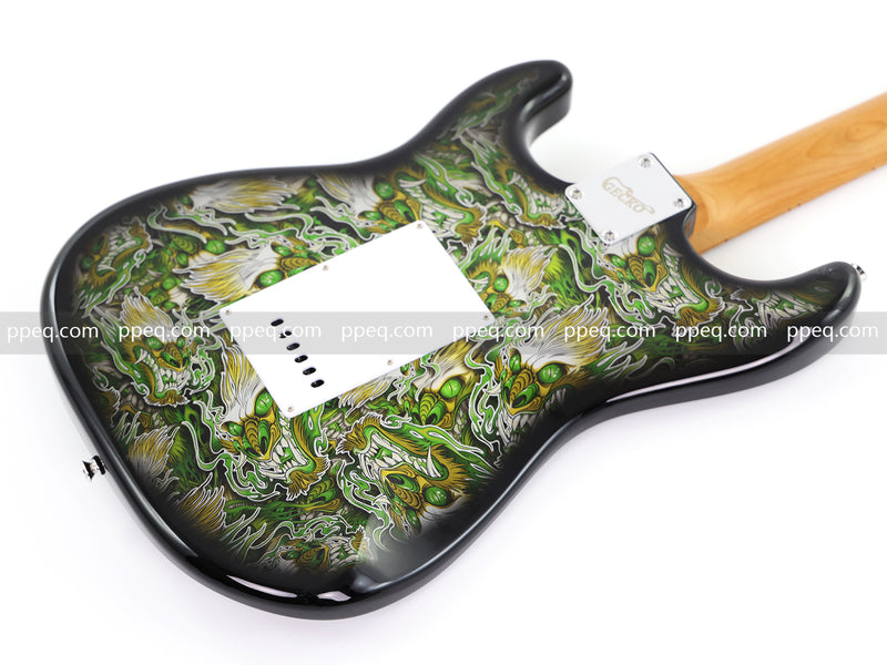 6-String ST-Style PC Body Electric Guitar with Gloss Mesmerizing Green Finish (XST-301)