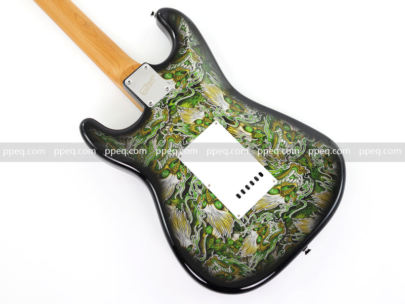 6-String ST-Style PC Body Electric Guitar with Gloss Mesmerizing Green Finish (XST-301)