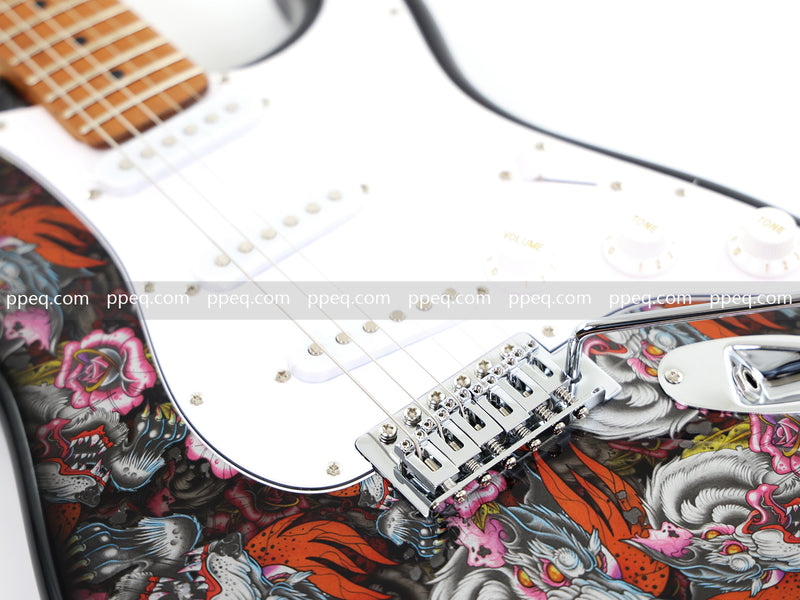 6-String ST-Style PC Body Electric Guitar with Gloss Mesmerizing Loong Finish (XST-302)