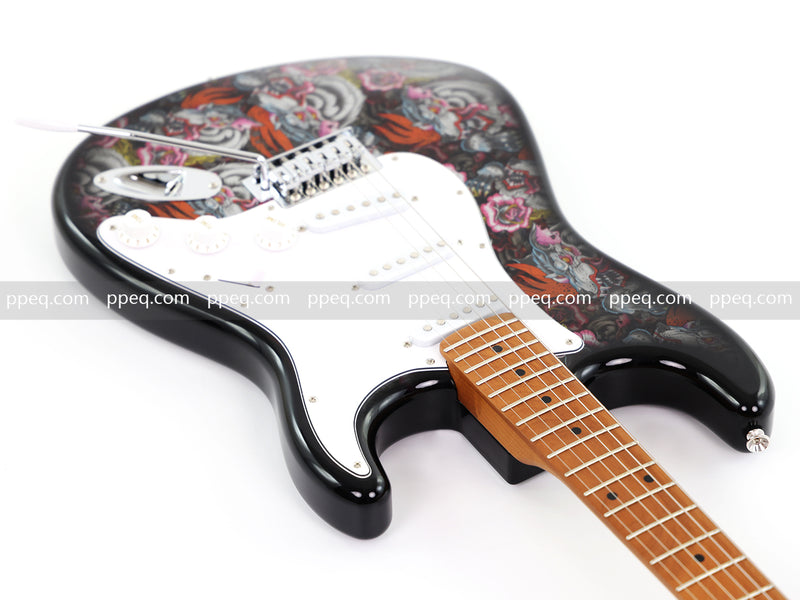 6-String ST-Style PC Body Electric Guitar with Gloss Mesmerizing Loong Finish (XST-302)