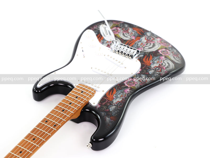 6-String ST-Style PC Body Electric Guitar with Gloss Mesmerizing Loong Finish (XST-302)