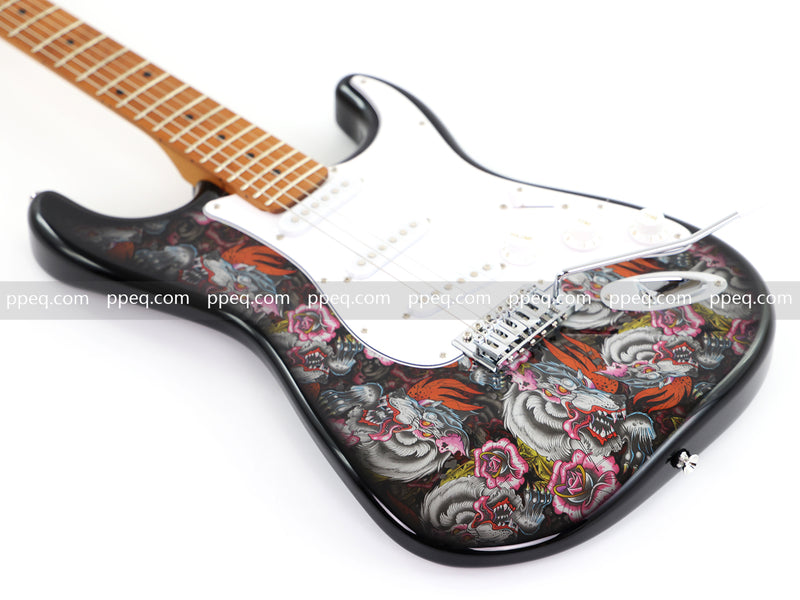 6-String ST-Style PC Body Electric Guitar with Gloss Mesmerizing Loong Finish (XST-302)