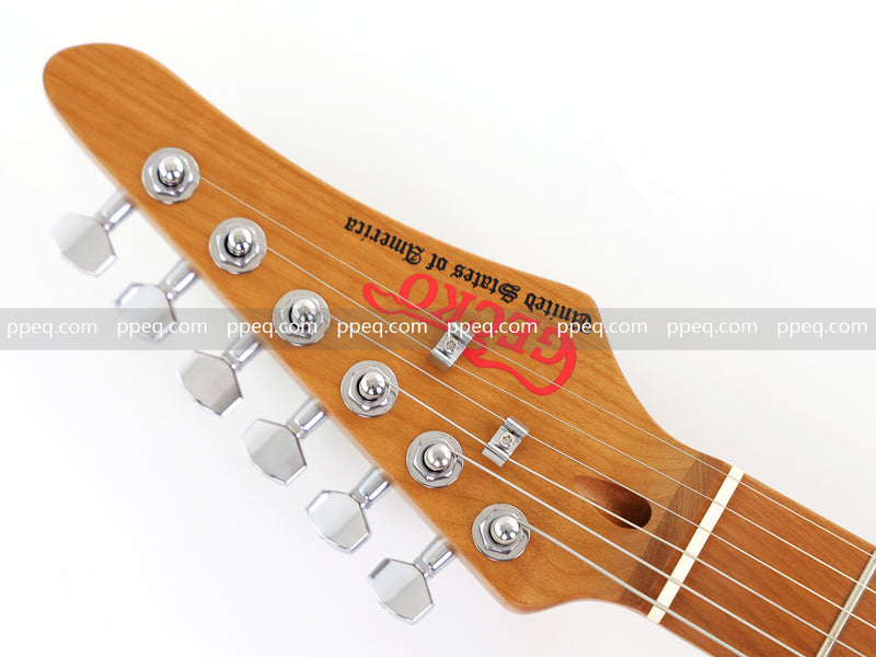 6-String ST-Style PC Body Electric Guitar with Matte Hydrographic Graphic Finish (XST-303)