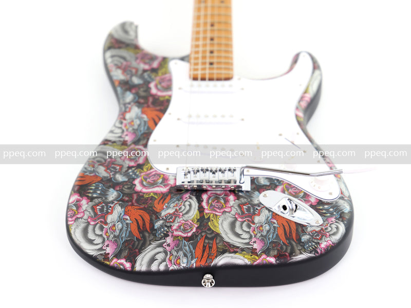 6-String ST-Style PC Body Electric Guitar with Matte Mesmerizing Loong Finish (XST-305)