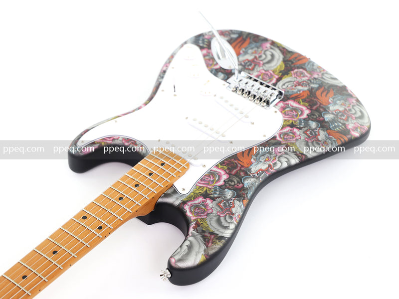 6-String ST-Style PC Body Electric Guitar with Matte Mesmerizing Loong Finish (XST-305)