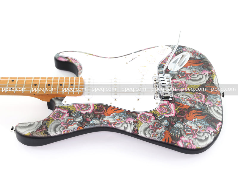 6-String ST-Style PC Body Electric Guitar with Matte Mesmerizing Loong Finish (XST-305)