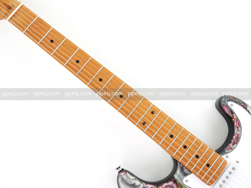 6-String ST-Style PC Body Electric Guitar with Matte Mesmerizing Loong Finish (XST-305)