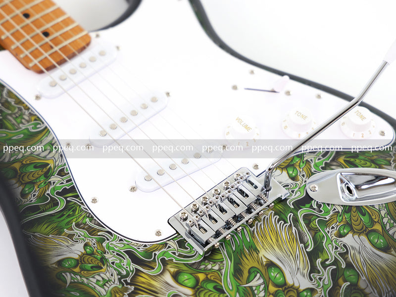 6-String ST-Style PC Body Electric Guitar with Matte Mesmerizing Loong Finish (XST-306)