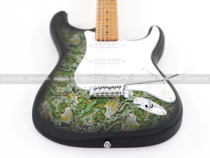 6-String ST-Style PC Body Electric Guitar with Matte Mesmerizing Loong Finish (XST-306)