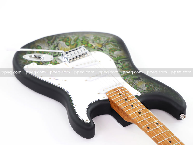 6-String ST-Style PC Body Electric Guitar with Matte Mesmerizing Loong Finish (XST-306)