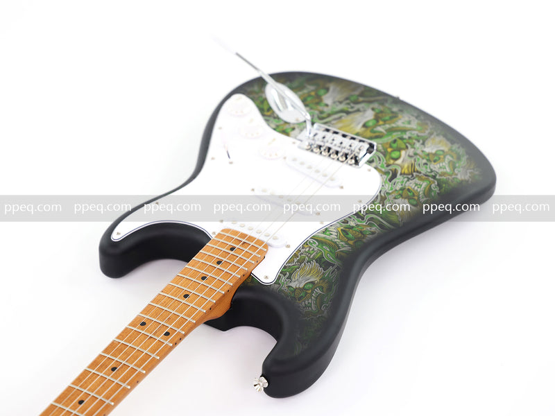 6-String ST-Style PC Body Electric Guitar with Matte Mesmerizing Loong Finish (XST-306)