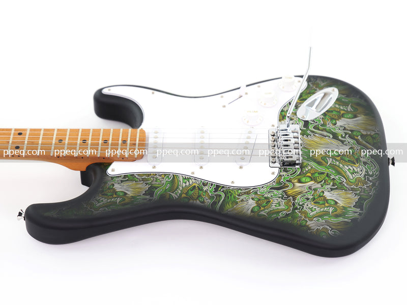 6-String ST-Style PC Body Electric Guitar with Matte Mesmerizing Loong Finish (XST-306)