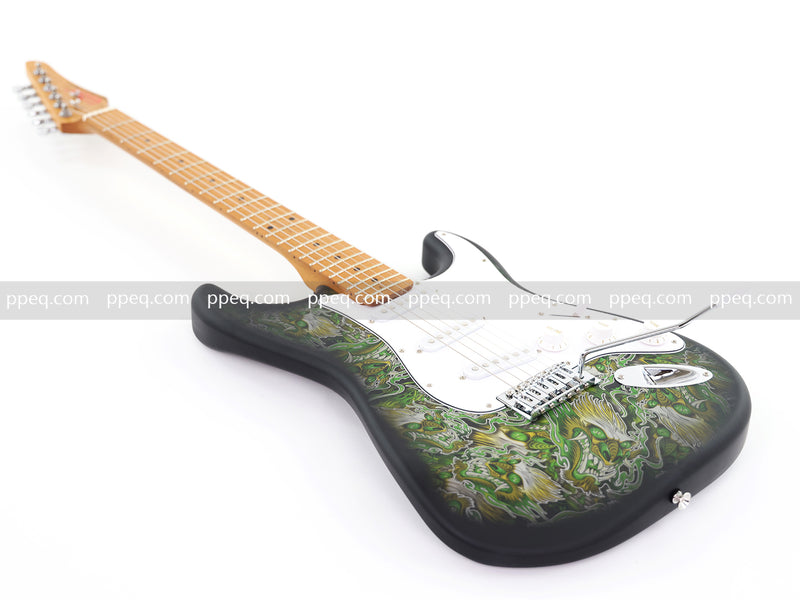 6-String ST-Style PC Body Electric Guitar with Matte Mesmerizing Loong Finish (XST-306)