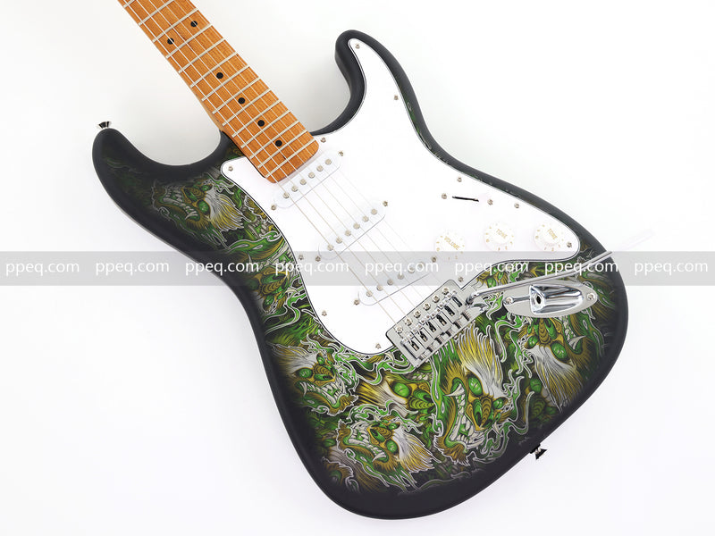6-String ST-Style PC Body Electric Guitar with Matte Mesmerizing Loong Finish (XST-306)