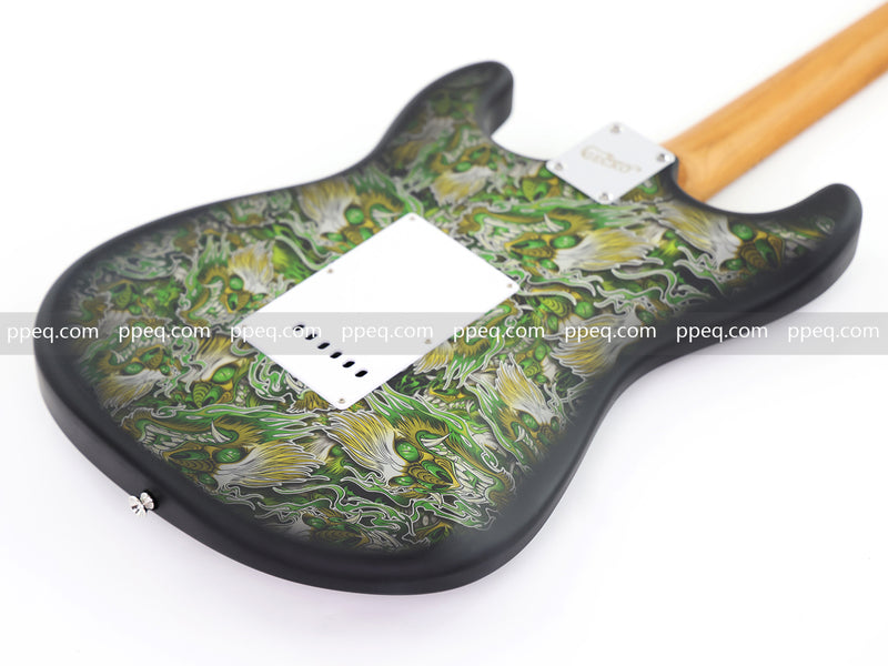 6-String ST-Style PC Body Electric Guitar with Matte Mesmerizing Loong Finish (XST-306)