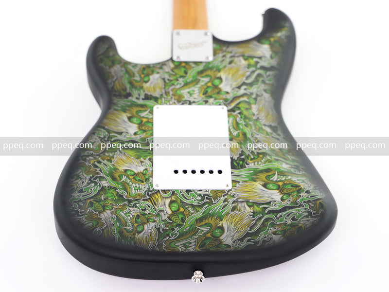 6-String ST-Style PC Body Electric Guitar with Matte Mesmerizing Loong Finish (XST-306)