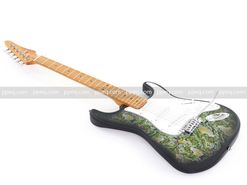 6-String ST-Style PC Body Electric Guitar with Matte Mesmerizing Loong Finish (XST-306)