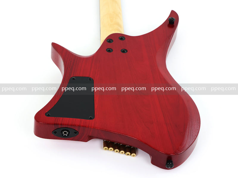 6-String Solid Ash Body Headless Electric Guitar with Matte Finish (PJX-523X)