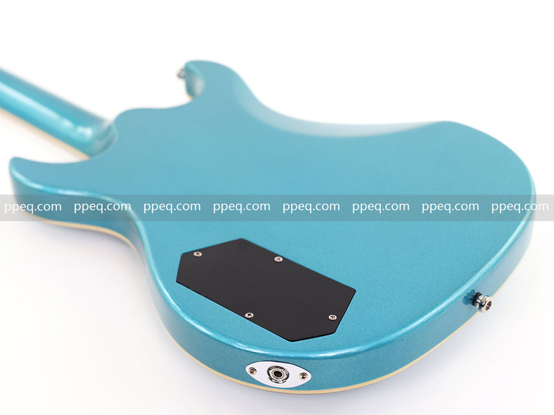 6-String Tiffany Blue Electric Guitar with Gloss Metallic Finish (HY-2509)