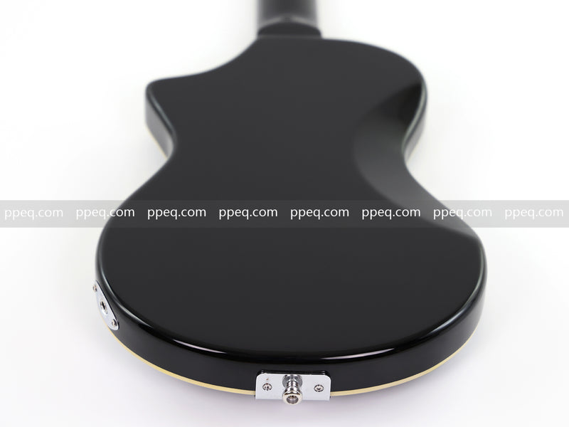 6-String Travel & Portable Electric Guitar with Gloss Black Finish (HY-2503)