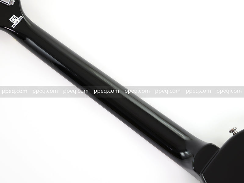 6-String Travel & Portable Electric Guitar with Gloss Black Finish (HY-2503)