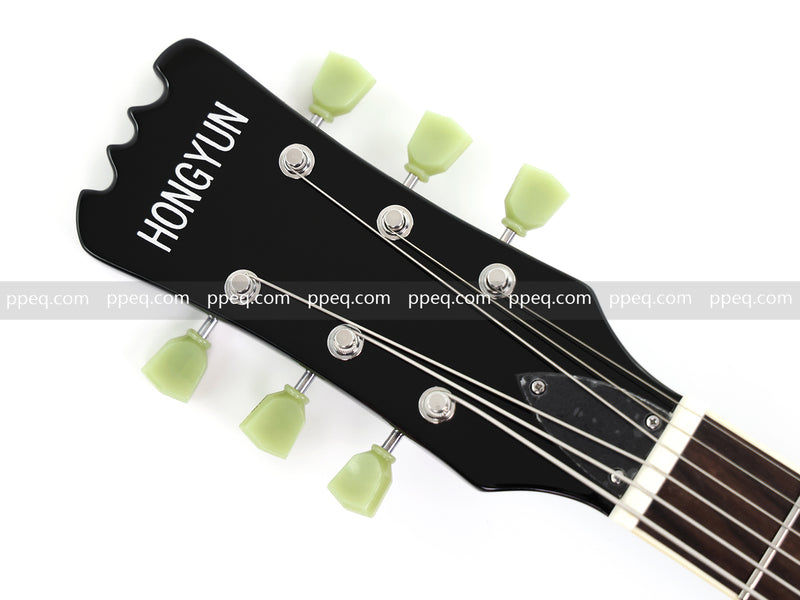 6-String Vintage Sunburst Electric Guitar with Gloss Finish (HY-2535)